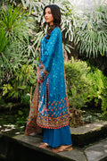 Zellbury | Unstitched 3 Piece Viscose | Embroidered Shirt Shalwar Dupatta - 0223 - by - Libasekhas UK - Registered Vendor of : Zellbury Women - 100% Original Designer Dresss
