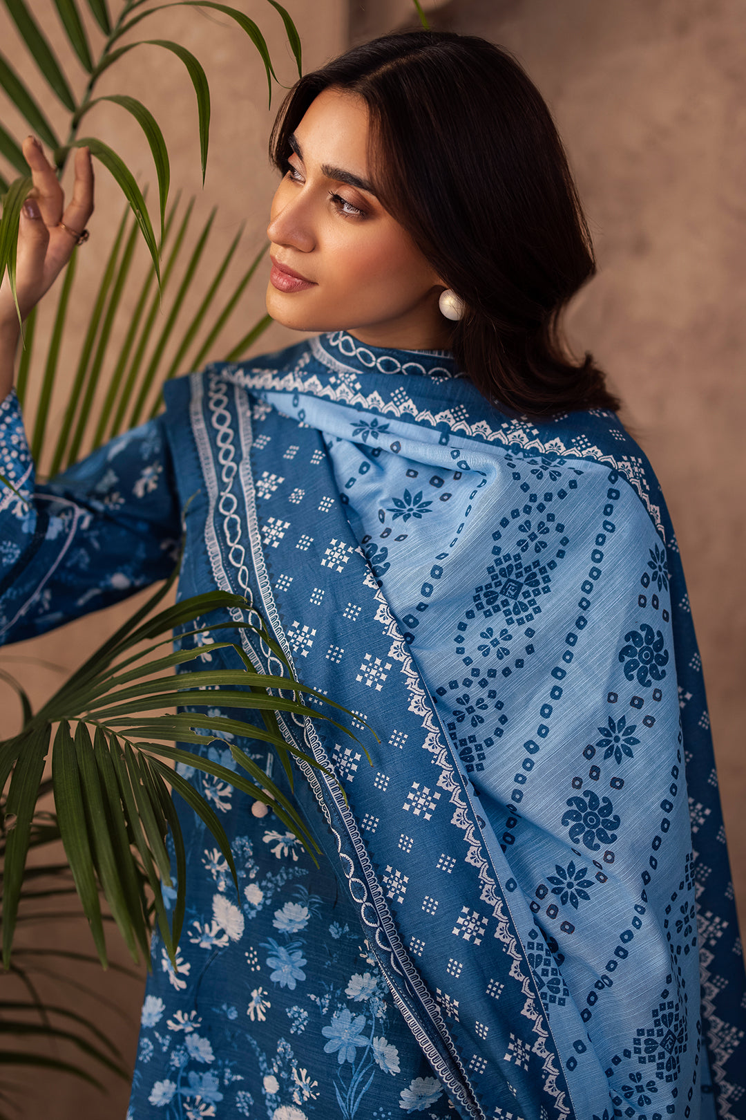 Zellbury | Unstitched 3 Piece Khaddar | Embroidered Shirt Shalwar Dupatta - 0226 - by - Libasekhas UK - Registered Vendor of : Zellbury Women - 100% Original Designer Dresss