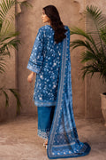 Zellbury | Unstitched 3 Piece Khaddar | Embroidered Shirt Shalwar Dupatta - 0226 - by - Libasekhas UK - Registered Vendor of : Zellbury Women - 100% Original Designer Dresss