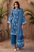 Zellbury | Unstitched 3 Piece Khaddar | Embroidered Shirt Shalwar Dupatta - 0226 - by - Libasekhas UK - Registered Vendor of : Zellbury Women - 100% Original Designer Dresss