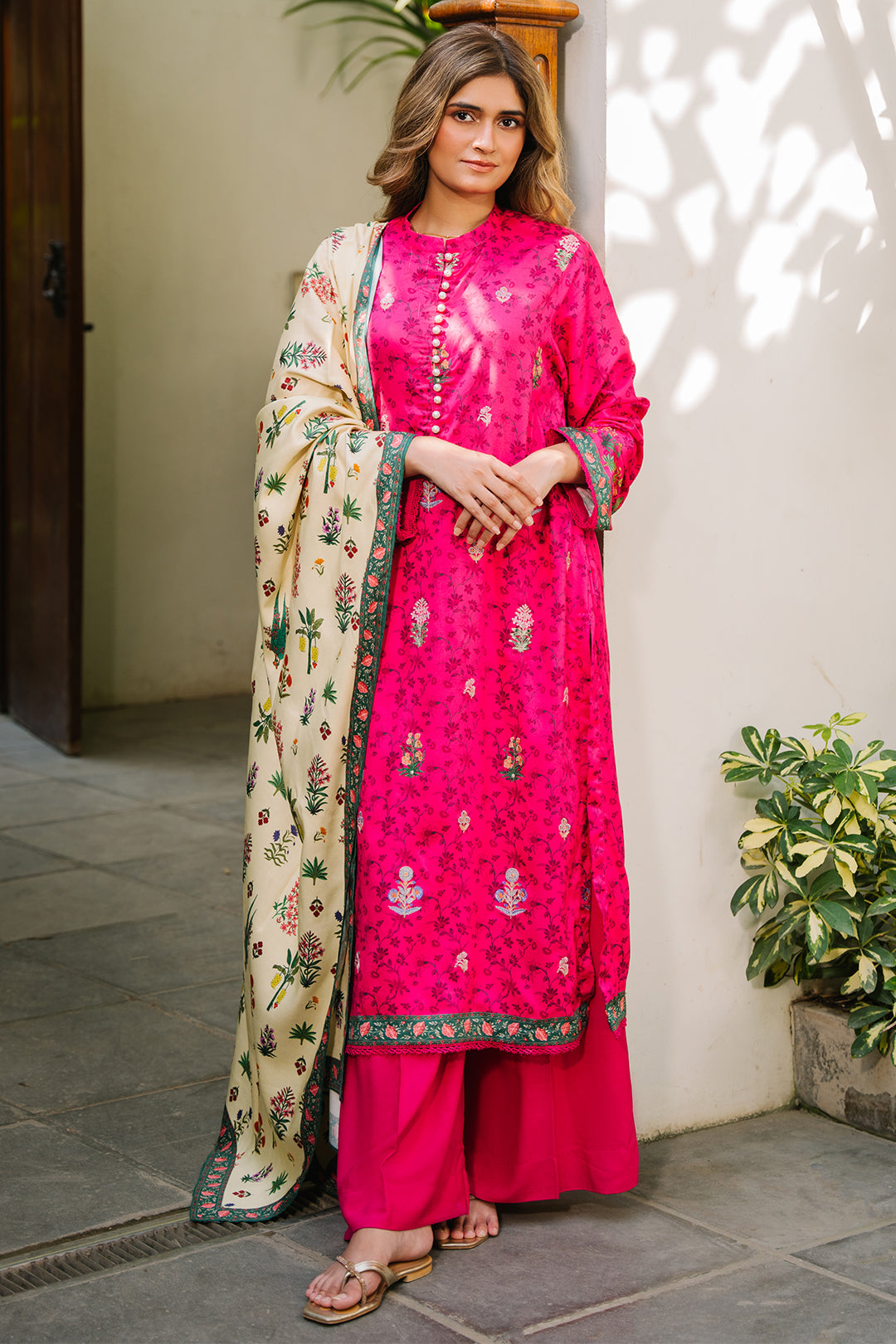 Zellbury | Unstitched 3 Piece Viscose | Embroidered Shirt Shalwar Dupatta - 0227 - by - Libasekhas UK - Registered Vendor of : Zellbury Women - 100% Original Designer Dresss