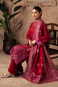 Zellbury | Unstitched 3 Piece Khaddar | Embroidered Shirt Shalwar Shawl - 0231 - by - Libasekhas UK - Registered Vendor of : Zellbury Women - 100% Original Designer Dresss