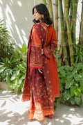 Zellbury | Unstitched 3 Piece Khaddar | Embroidered Shirt Shalwar Dupatta - 0233 - by - Libasekhas UK - Registered Vendor of : Zellbury Women - 100% Original Designer Dresss