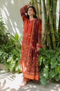 Zellbury | Unstitched 3 Piece Khaddar | Embroidered Shirt Shalwar Dupatta - 0233 - by - Libasekhas UK - Registered Vendor of : Zellbury Women - 100% Original Designer Dresss
