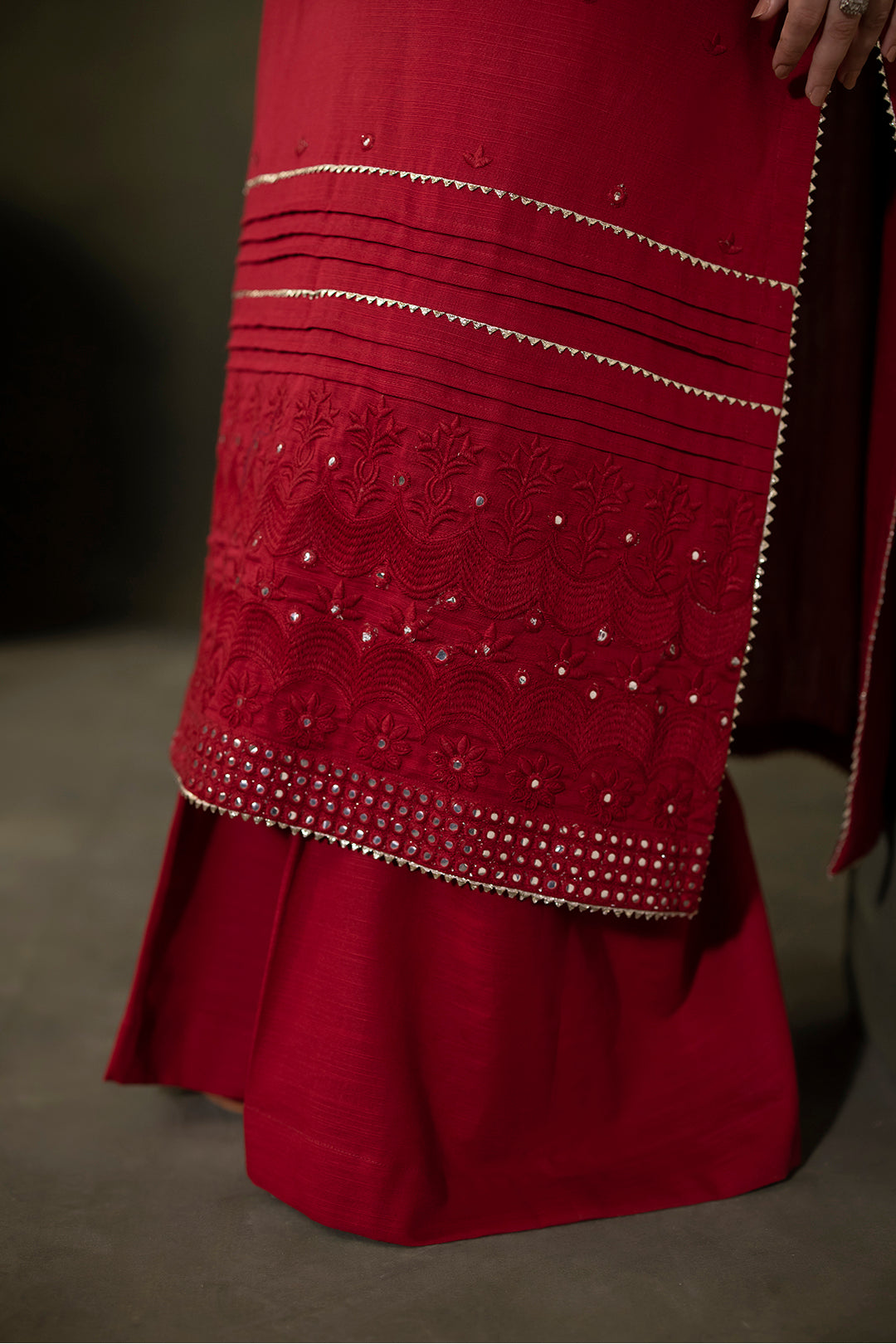 Zellbury | Unstitched 3 Piece Khaddar | Embroidered Shirt Shalwar Dupatta - 0238 - by - Libasekhas UK - Registered Vendor of : Zellbury Women - 100% Original Designer Dresss