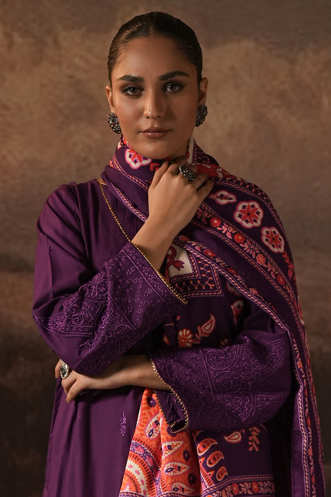 Zellbury | Unstitched 3 Piece Viscose | Embroidered Shirt Shalwar Shawl - 0248 - by - Libasekhas UK - Registered Vendor of : Zellbury Women - 100% Original Designer Dresss