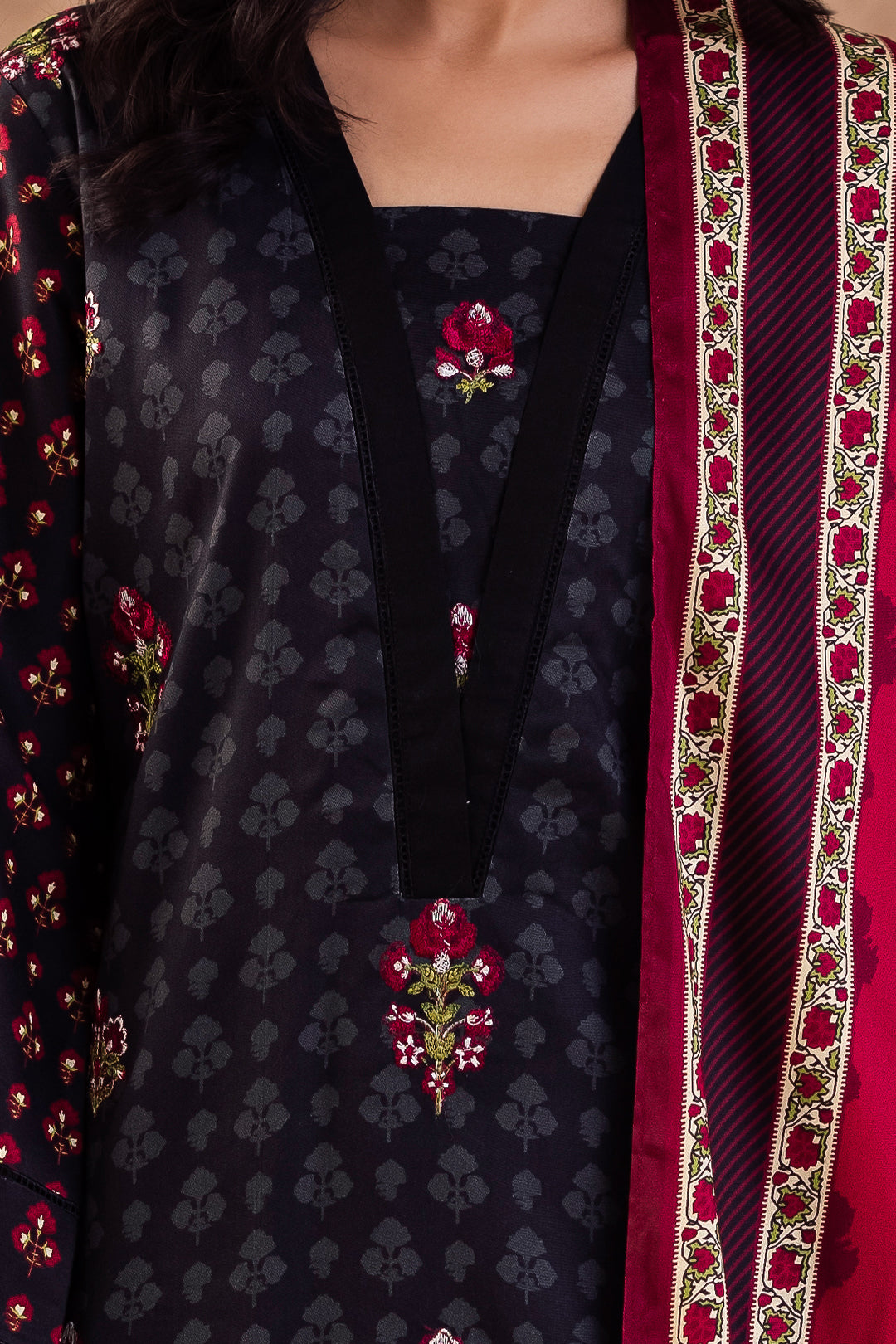 Zellbury | Unstitched 3 Piece Viscose | Embroidered Shirt Shalwar Dupatta - 0314 - by - Libasekhas UK - Registered Vendor of : Zellbury Women - 100% Original Designer Dresss