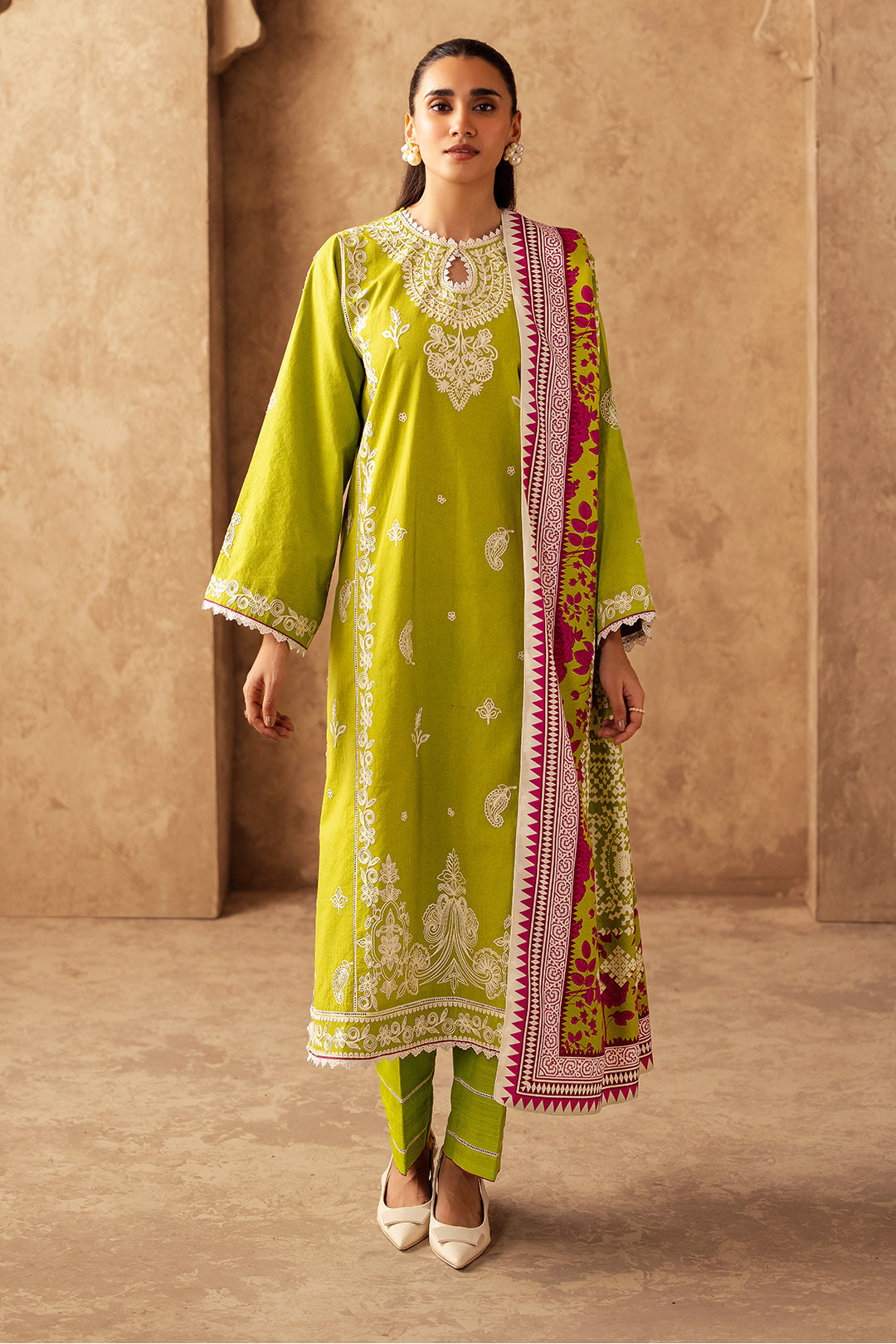 Zellbury | Unstitched 3 Piece Khaddar | Embroidered Shirt Shalwar Shawl - 0316 - by - Libasekhas UK - Registered Vendor of : Zellbury Women - 100% Original Designer Dresss