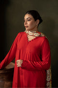 Zellbury | Unstitched 3 Piece Viscose | Embroidered Shirt Shalwar Dupatta - 0324 - by - Libasekhas UK - Registered Vendor of : Zellbury Women - 100% Original Designer Dresss