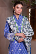 Zellbury | Unstitched 3 Piece Khaddar | Embroidered Shirt Shalwar Dupatta - 0589 - by - Libasekhas UK - Registered Vendor of : Zellbury Women - 100% Original Designer Dresss