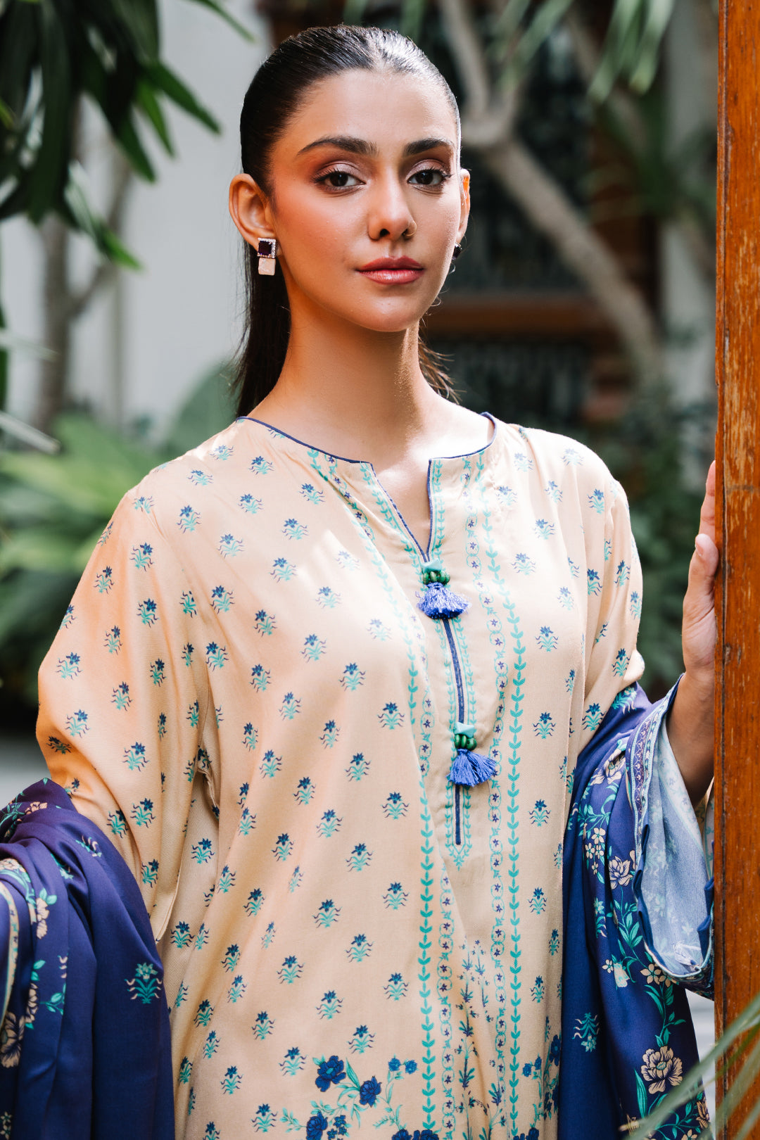 Zellbury | Unstitched 2 Piece Viscose | Shirt Dupatta - 0161 - by - Libasekhas UK - Registered Vendor of : Zellbury Women - 100% Original Designer Dresss