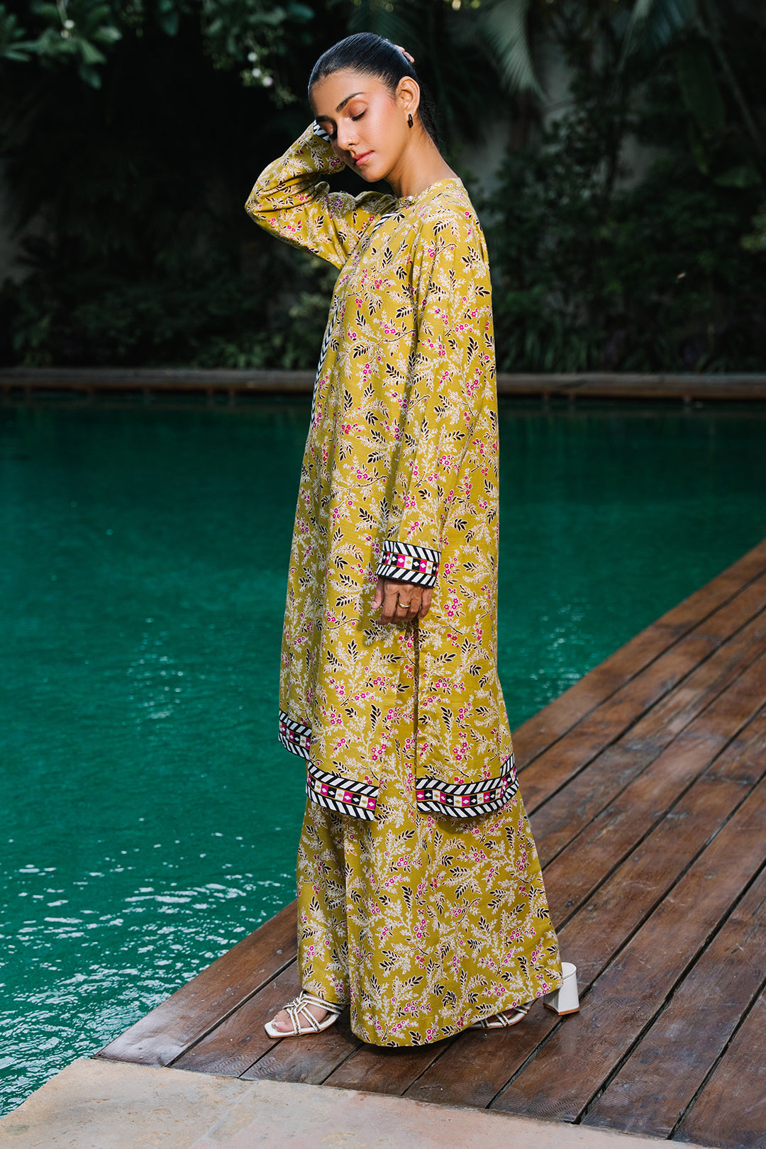 Zellbury | Unstitched 2 Piece Khaddar | Shirt Shalwar - 0164 - by - Libasekhas UK - Registered Vendor of : Zellbury Women - 100% Original Designer Dresss