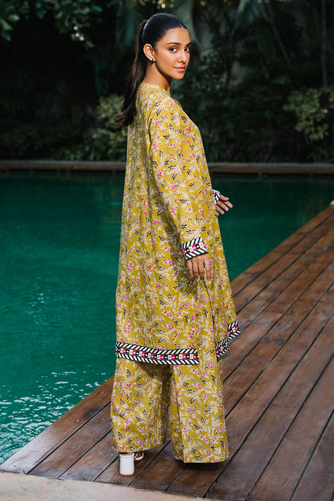 Zellbury | Unstitched 2 Piece Khaddar | Shirt Shalwar - 0164 - by - Libasekhas UK - Registered Vendor of : Zellbury Women - 100% Original Designer Dresss