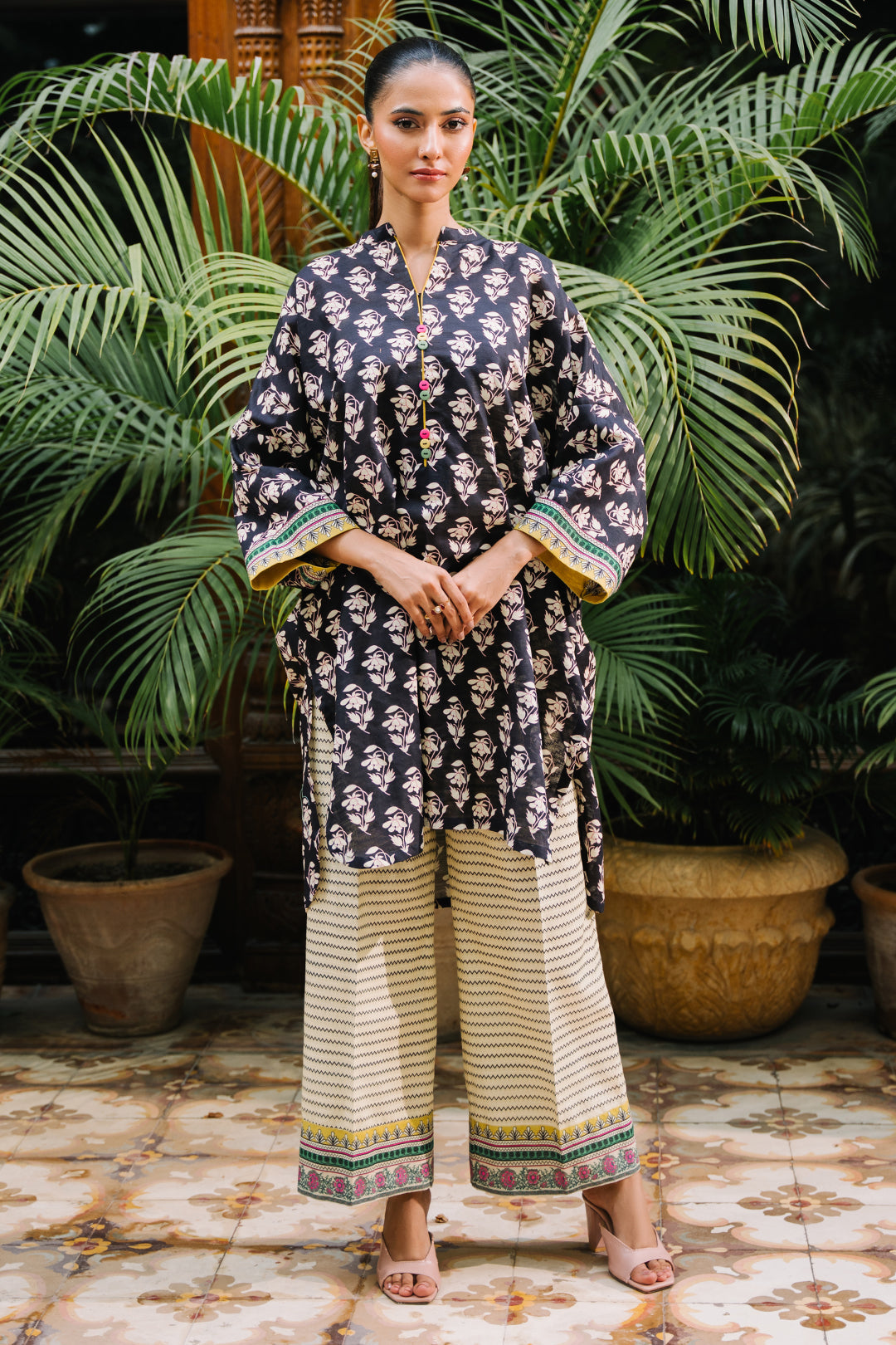 Zellbury | Unstitched 2 Piece Khaddar | Shirt Shalwar - 0166 - by - Libasekhas UK - Registered Vendor of : Zellbury Women - 100% Original Designer Dresss