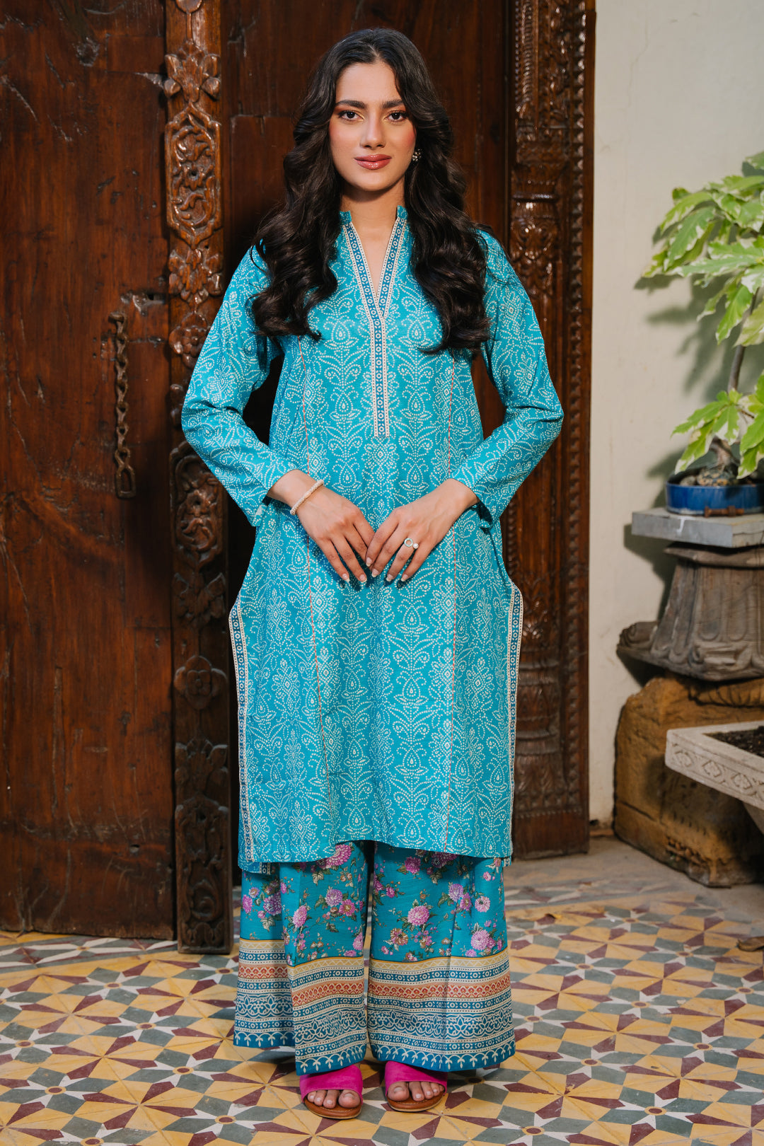 Zellbury | Unstitched 2 Piece Khaddar | Shirt Shalwar - 0168 - by - Libasekhas UK - Registered Vendor of : Zellbury Women - 100% Original Designer Dresss
