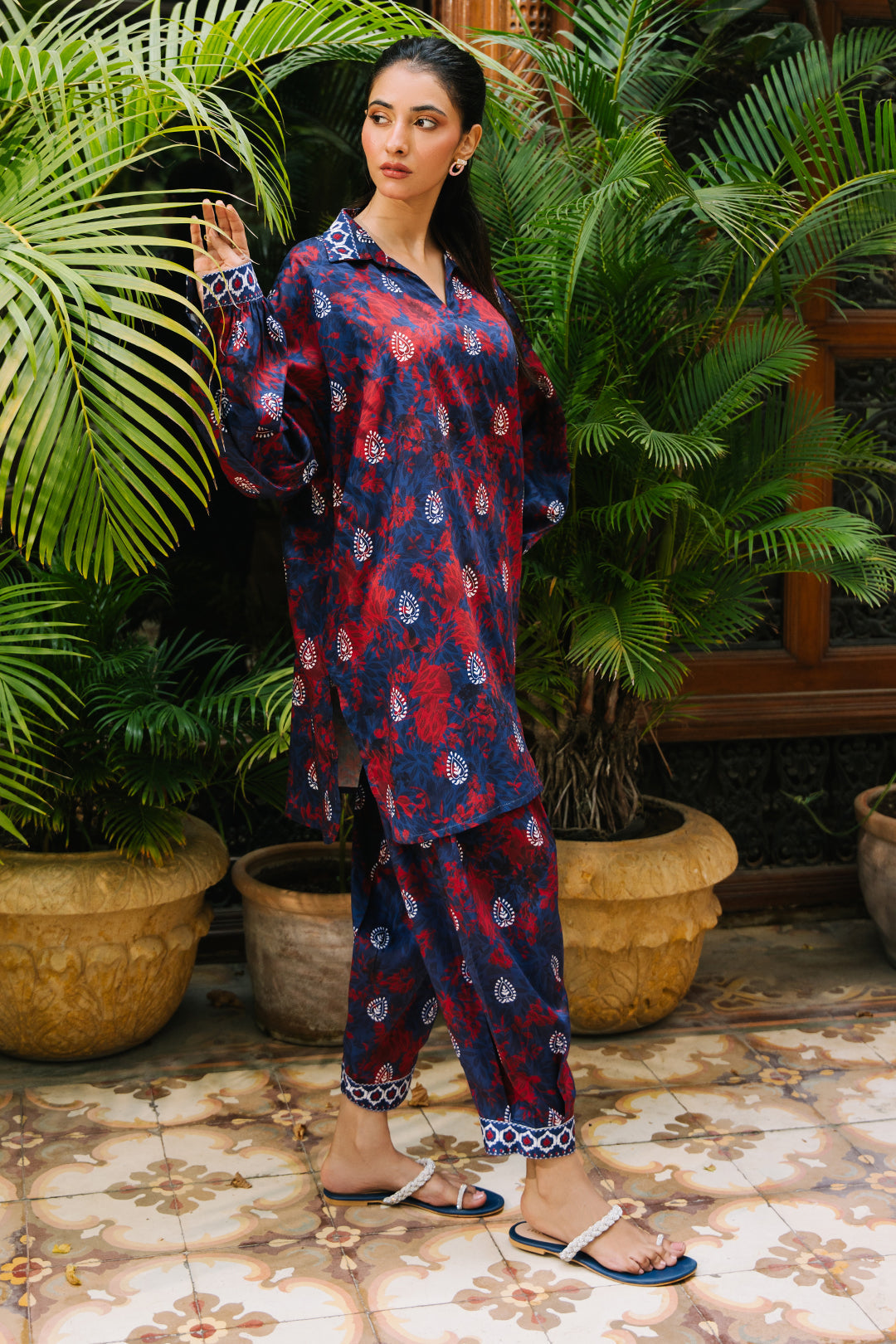 Zellbury | Unstitched 2 Piece Viscose | Shirt Shalwar - 0169 - by - Libasekhas UK - Registered Vendor of : Zellbury Women - 100% Original Designer Dresss