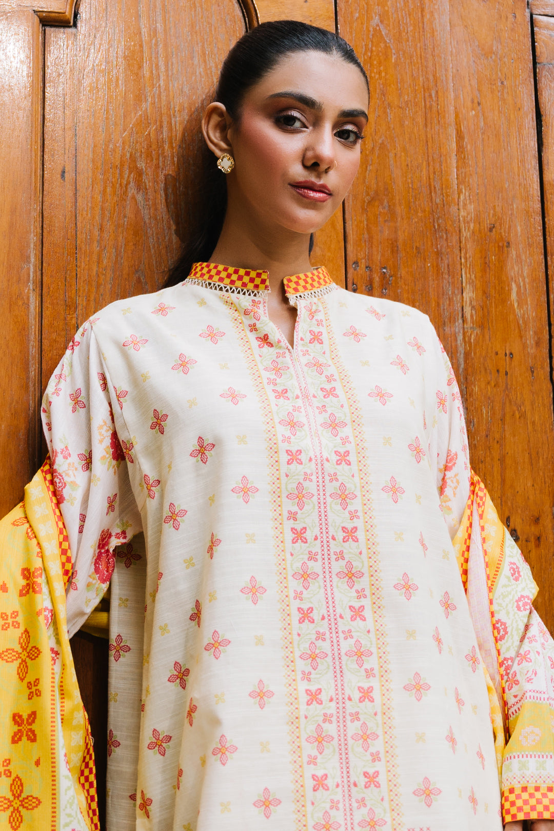Zellbury | Unstitched 2 Piece Khaddar | Shirt Dupatta - 0251 - by - Libasekhas UK - Registered Vendor of : Zellbury Women - 100% Original Designer Dresss