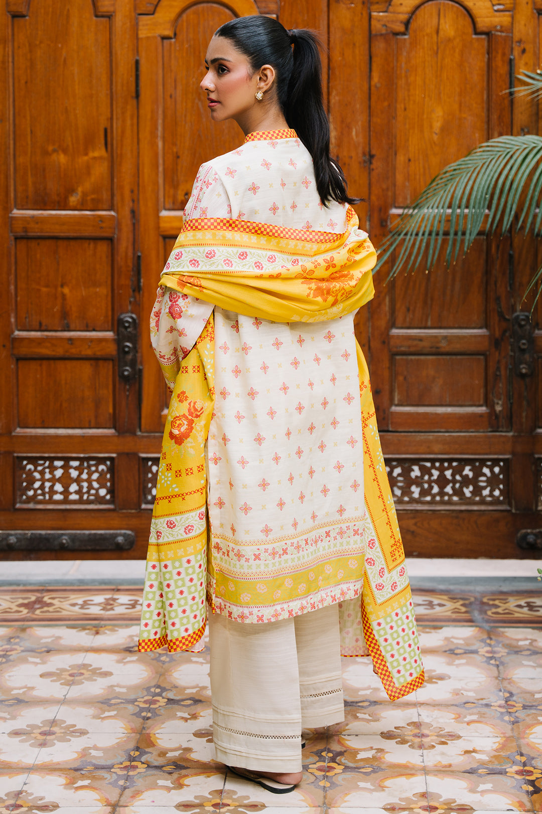 Zellbury | Unstitched 2 Piece Khaddar | Shirt Dupatta - 0251 - by - Libasekhas UK - Registered Vendor of : Zellbury Women - 100% Original Designer Dresss