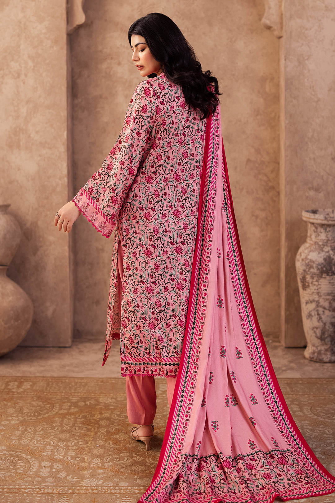 Zellbury | Unstitched 2 Piece Viscose | Shirt Dupatta - 0253 - by - Libasekhas UK - Registered Vendor of : Zellbury Women - 100% Original Designer Dresss