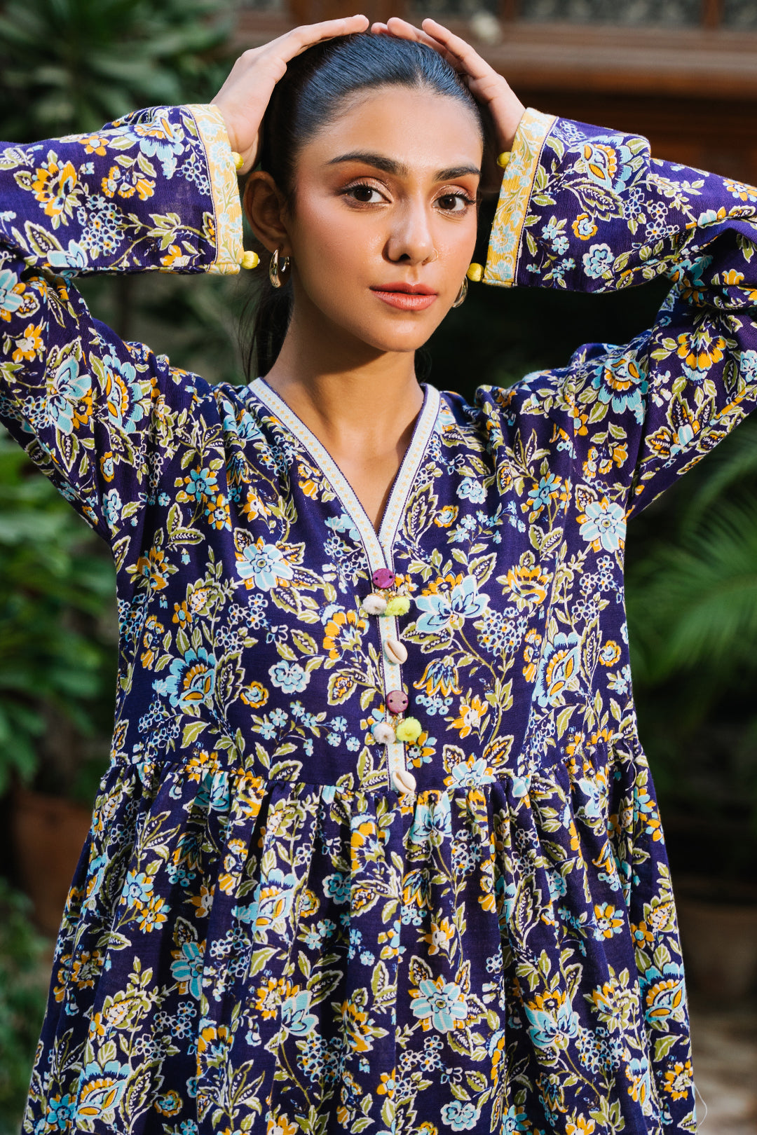 Zellbury | Unstitched 2 Piece Khaddar | Shirt Shalwar - 0257 - by - Libasekhas UK - Registered Vendor of : Zellbury Women - 100% Original Designer Dresss