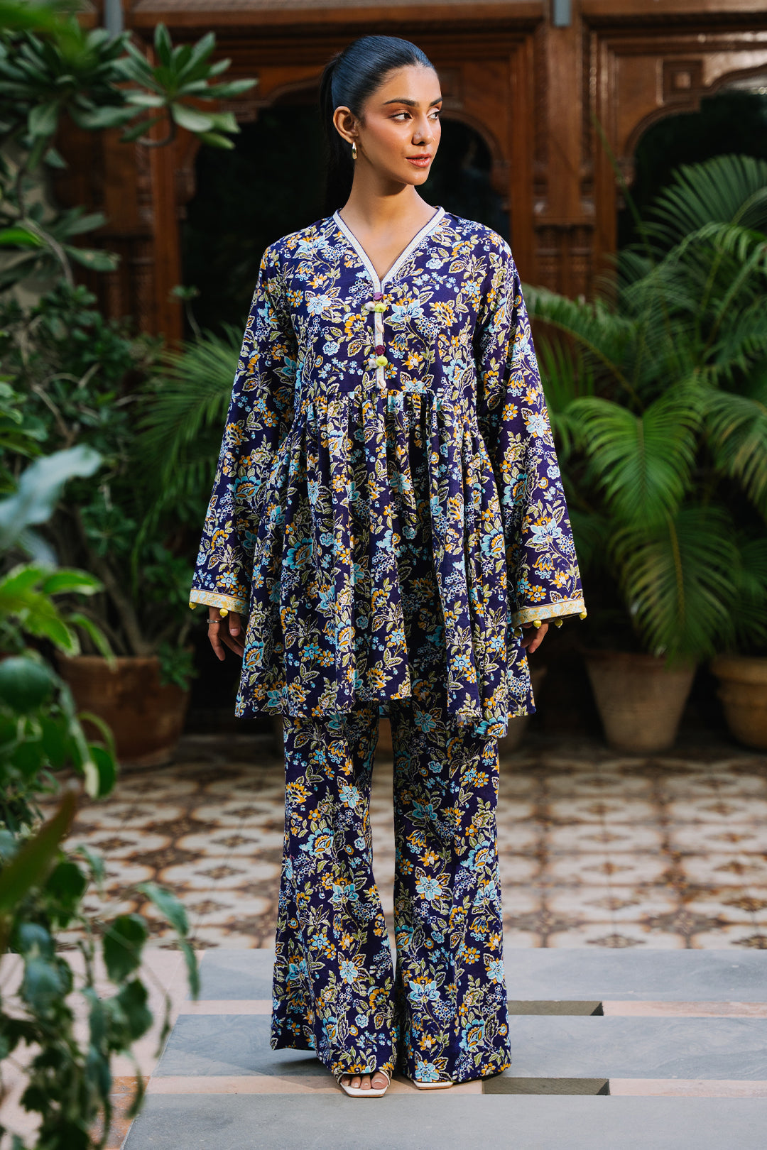 Zellbury | Unstitched 2 Piece Khaddar | Shirt Shalwar - 0257 - by - Libasekhas UK - Registered Vendor of : Zellbury Women - 100% Original Designer Dresss