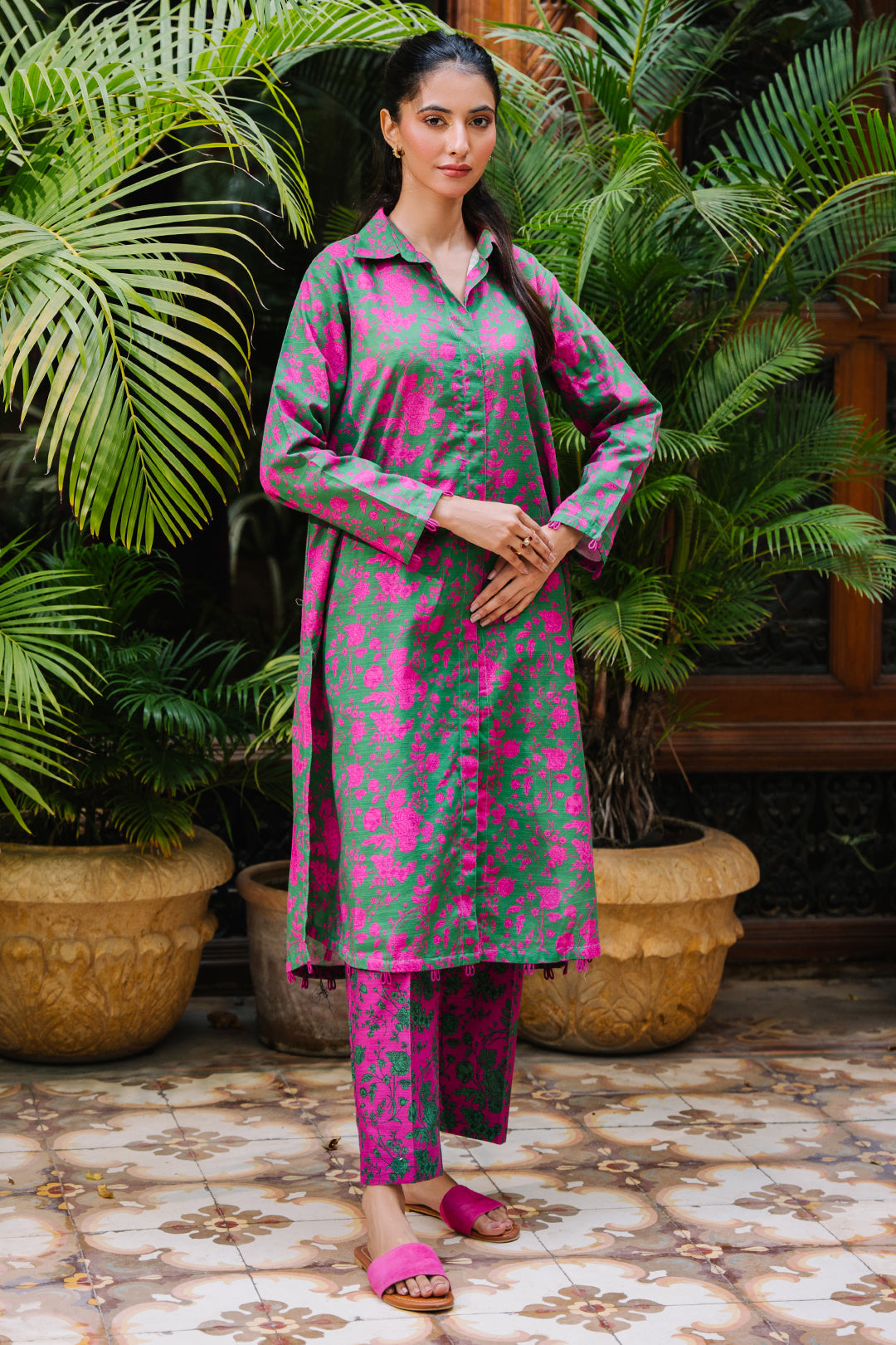Zellbury | Unstitched 2 Piece Khaddar | Shirt Shalwar - 0258 - by - Libasekhas UK - Registered Vendor of : Zellbury Women - 100% Original Designer Dresss