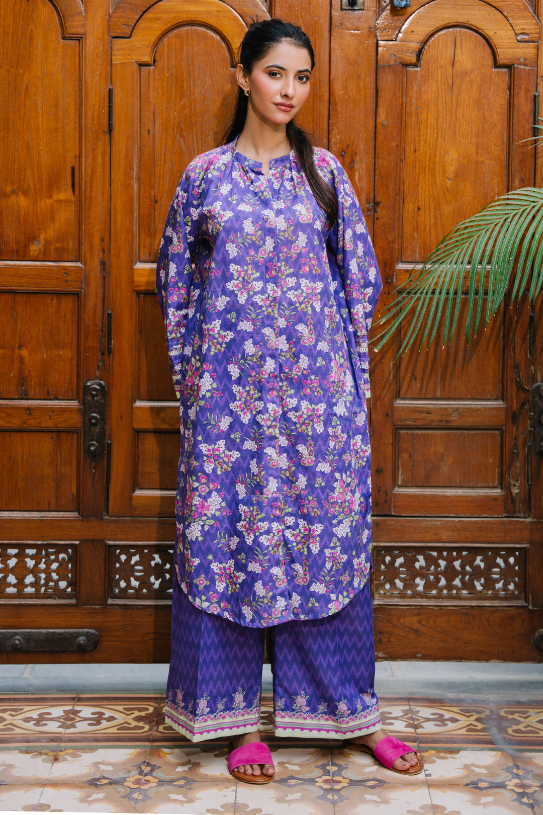 Zellbury | Unstitched 2 Piece Khaddar | Shirt Shalwar - 0259 - by - Libasekhas UK - Registered Vendor of : Zellbury Women - 100% Original Designer Dresss