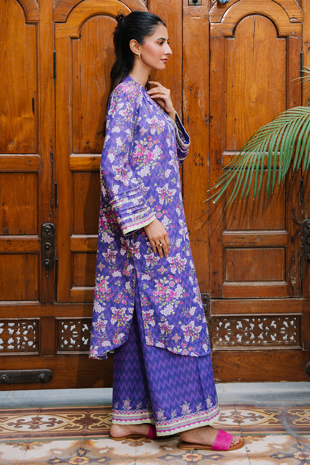 Zellbury | Unstitched 2 Piece Khaddar | Shirt Shalwar - 0259 - by - Libasekhas UK - Registered Vendor of : Zellbury Women - 100% Original Designer Dresss