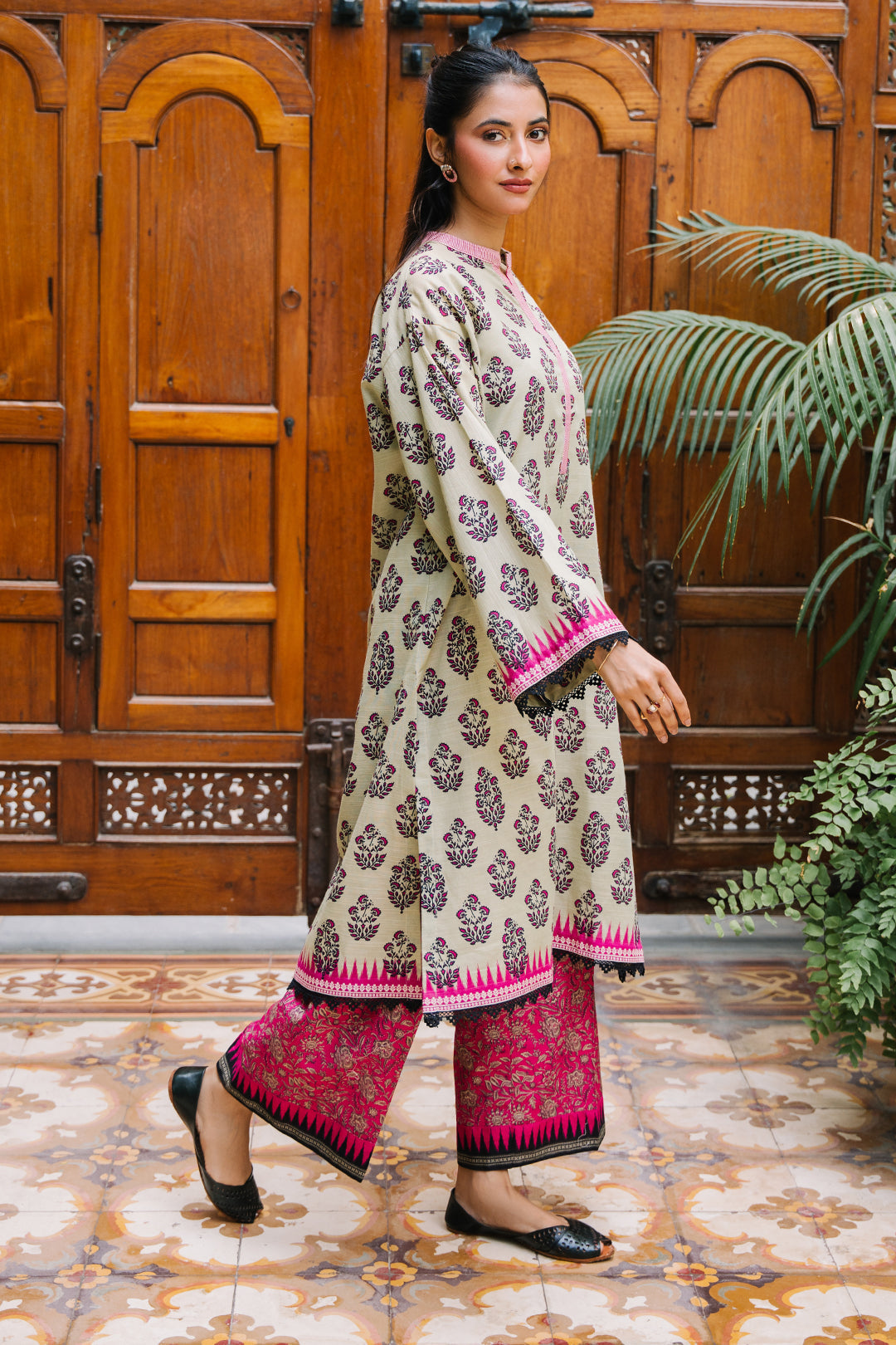 Zellbury | Unstitched 2 Piece Khaddar | Shirt Shalwar - 0260 - by - Libasekhas UK - Registered Vendor of : Zellbury Women - 100% Original Designer Dresss