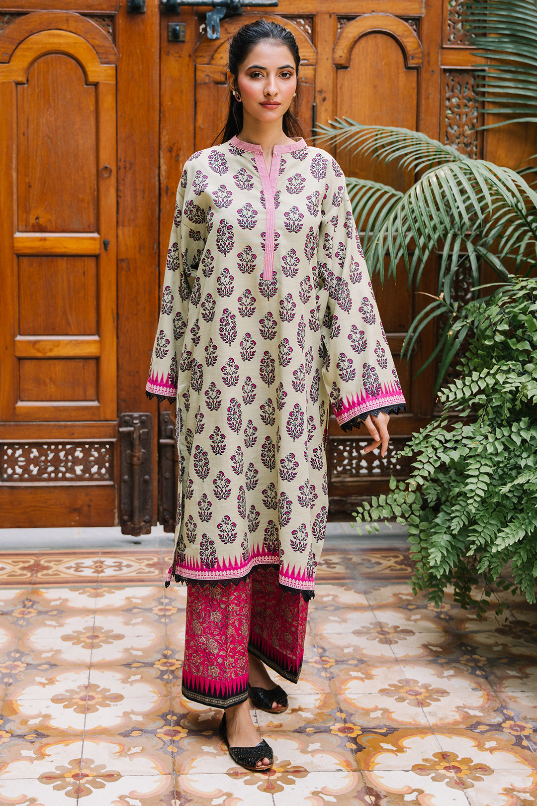 Zellbury | Unstitched 2 Piece Khaddar | Shirt Shalwar - 0260 - by - Libasekhas UK - Registered Vendor of : Zellbury Women - 100% Original Designer Dresss