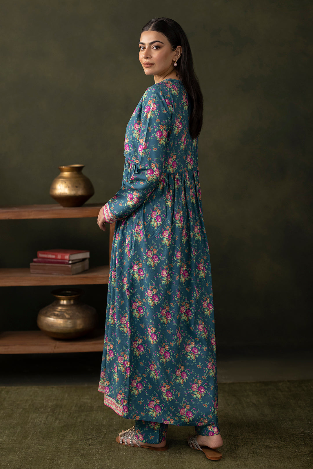 Zellbury | Unstitched 2 Piece Viscose | Shirt Shalwar - 0261 - by - Libasekhas UK - Registered Vendor of : Zellbury Women - 100% Original Designer Dresss