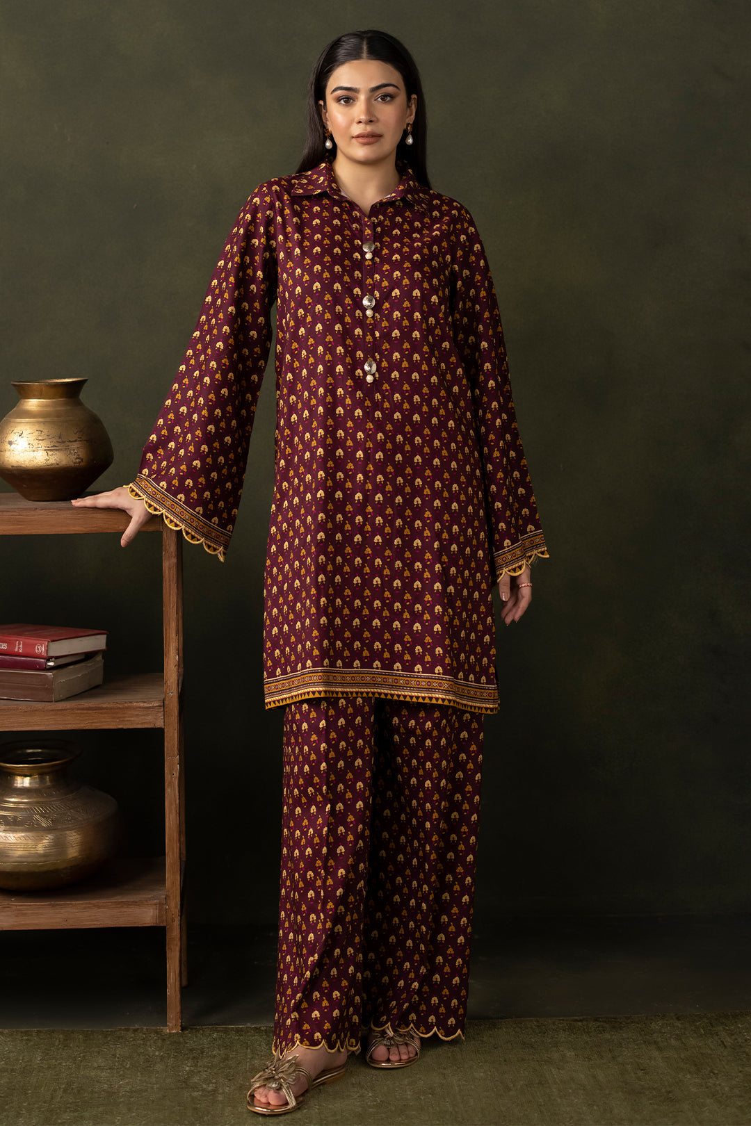 Zellbury | Unstitched 2 Piece Viscose | Shirt Shalwar - 0262 - by - Libasekhas UK - Registered Vendor of : Zellbury Women - 100% Original Designer Dresss