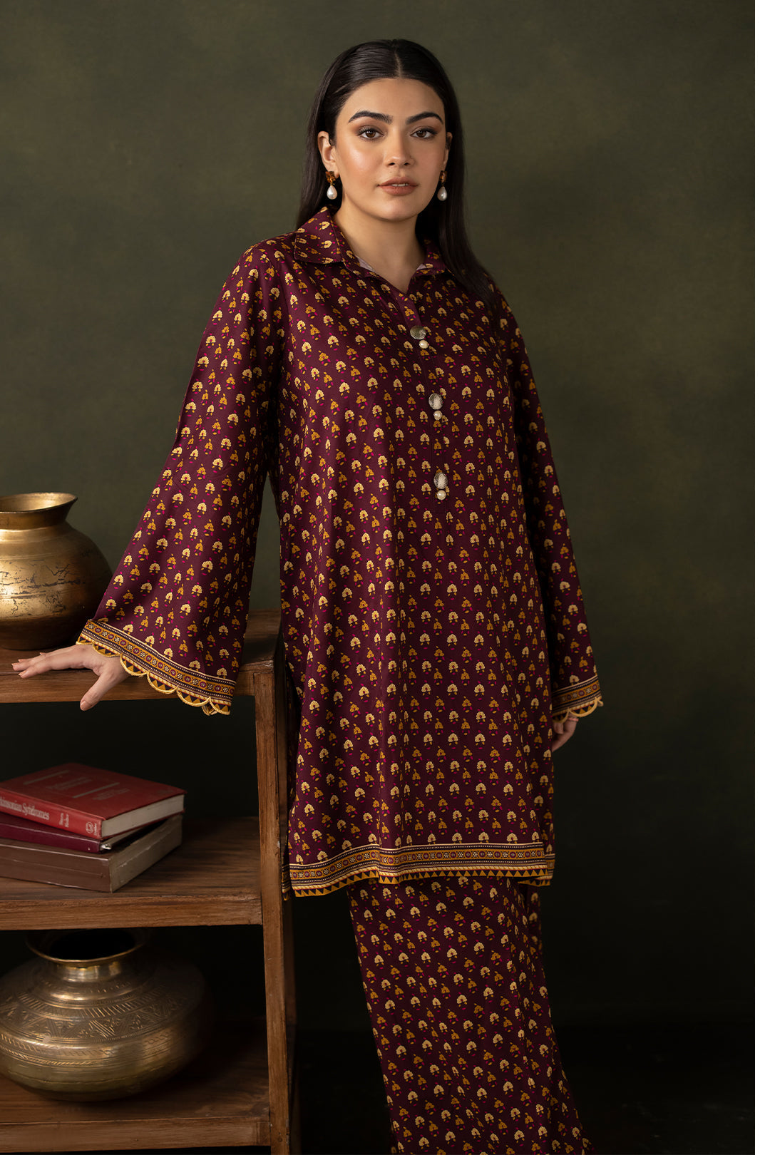 Zellbury | Unstitched 2 Piece Viscose | Shirt Shalwar - 0262 - by - Libasekhas UK - Registered Vendor of : Zellbury Women - 100% Original Designer Dresss