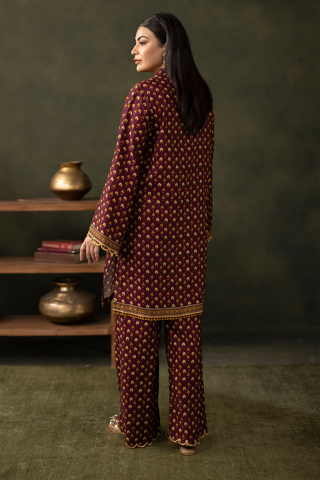 Zellbury | Unstitched 2 Piece Viscose | Shirt Shalwar - 0262 - by - Libasekhas UK - Registered Vendor of : Zellbury Women - 100% Original Designer Dresss