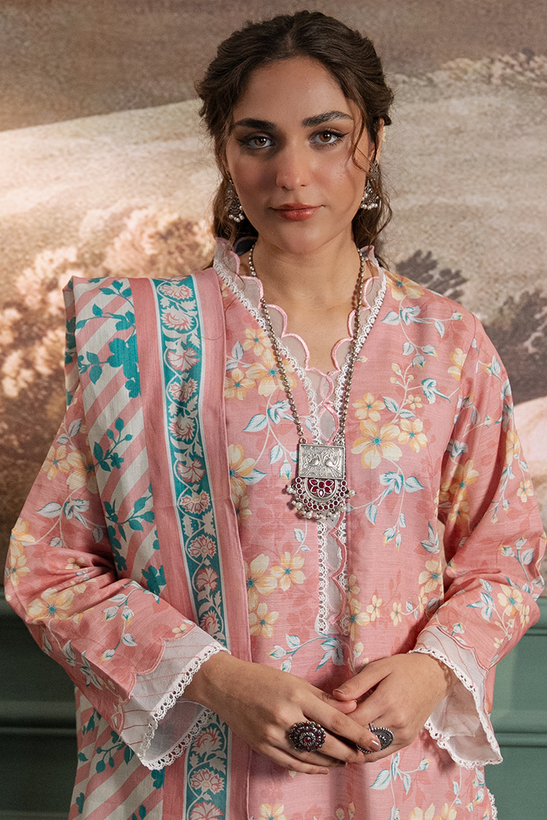 Zellbury | Unstitched 2 Piece Khaddar | Shirt Dupatta - 0331 - by - Libasekhas UK - Registered Vendor of : Zellbury Women - 100% Original Designer Dresss