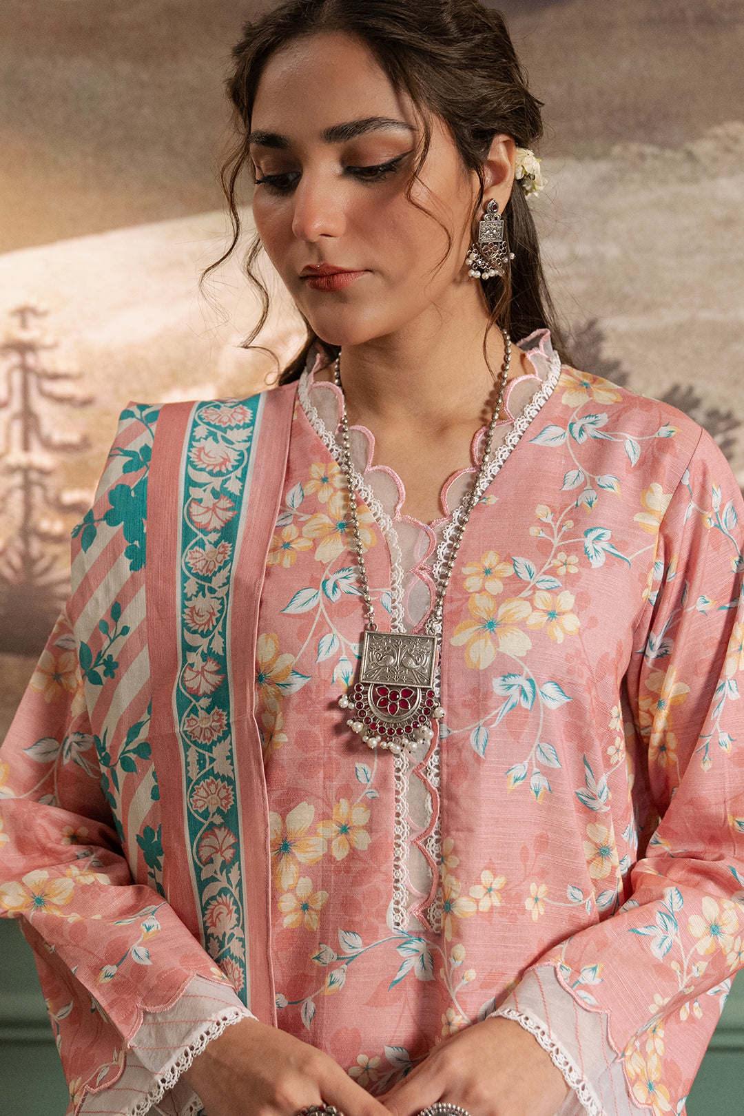 Zellbury | Unstitched 2 Piece Khaddar | Shirt Dupatta - 0331 - by - Libasekhas UK - Registered Vendor of : Zellbury Women - 100% Original Designer Dresss