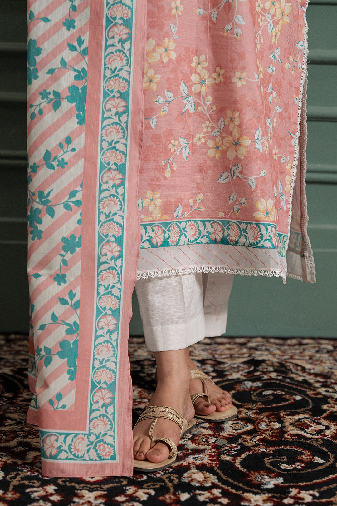Zellbury | Unstitched 2 Piece Khaddar | Shirt Dupatta - 0331 - by - Libasekhas UK - Registered Vendor of : Zellbury Women - 100% Original Designer Dresss