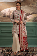 Zellbury | Unstitched 2 Piece Khaddar | Shirt Dupatta - 0334 - by - Libasekhas UK - Registered Vendor of : Zellbury Women - 100% Original Designer Dresss