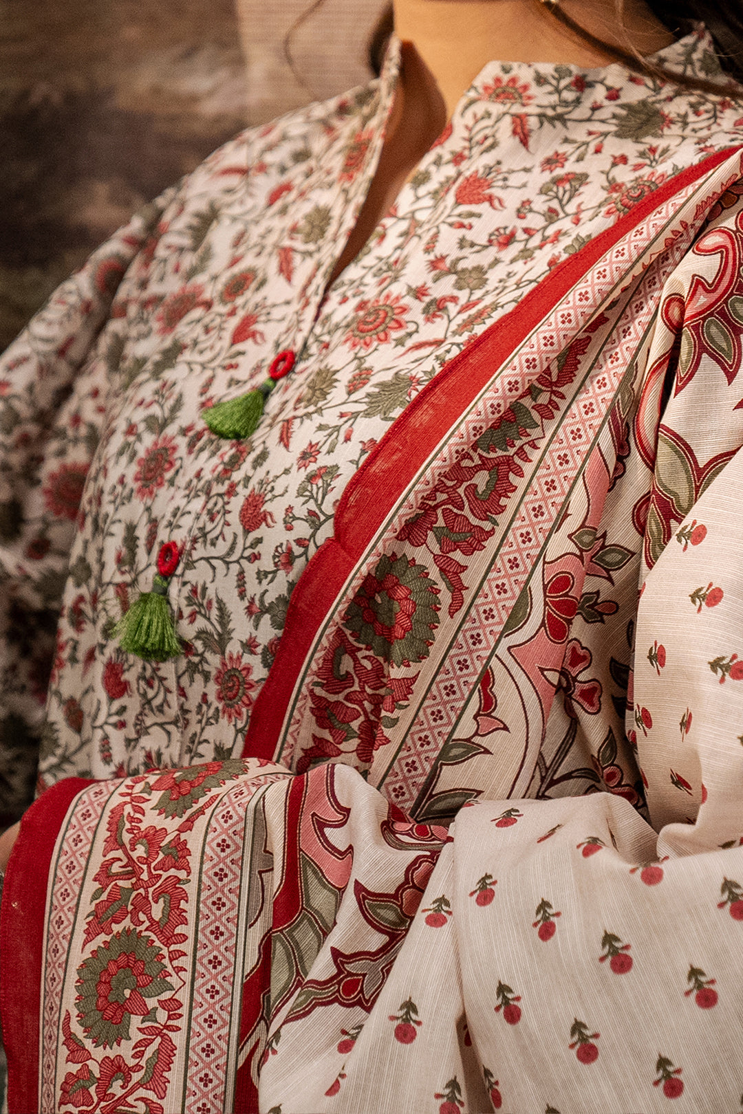 Zellbury | Unstitched 2 Piece Khaddar | Shirt Dupatta - 0334 - by - Libasekhas UK - Registered Vendor of : Zellbury Women - 100% Original Designer Dresss