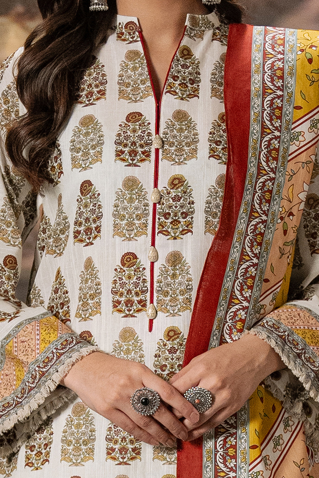 Zellbury | Unstitched 2 Piece Khaddar | Shirt Dupatta - 0336 - by - Libasekhas UK - Registered Vendor of : Zellbury Women - 100% Original Designer Dresss