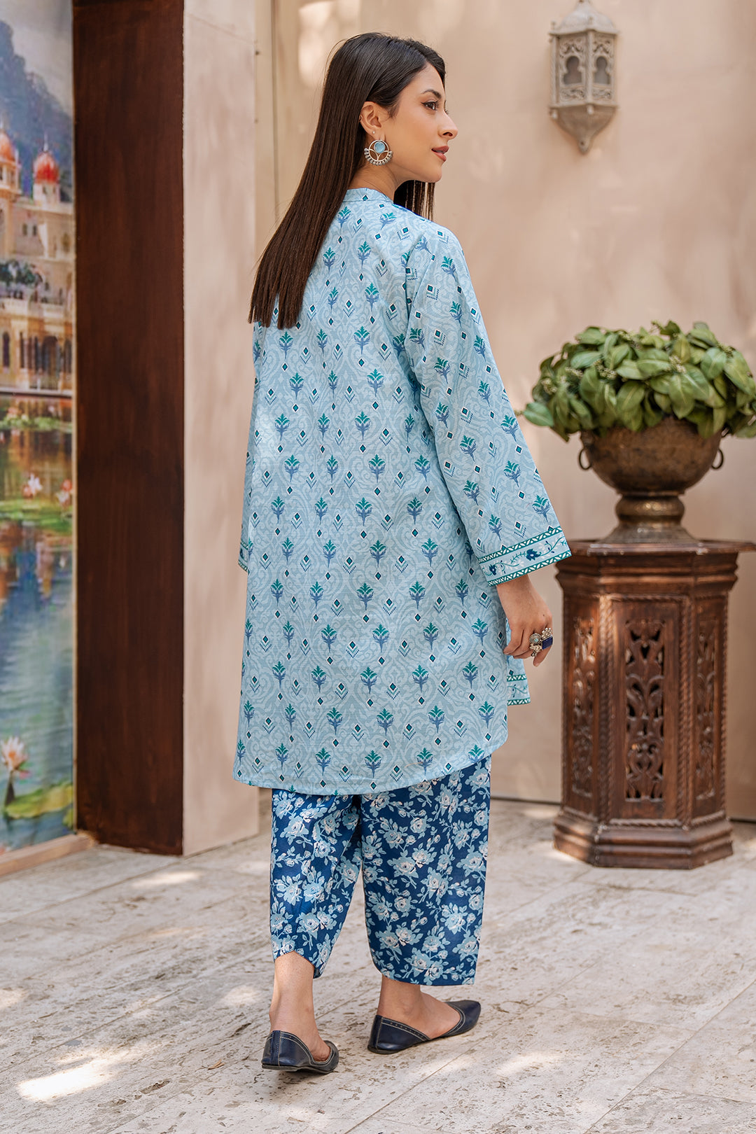 Zellbury | Unstitched 2 Piece Khaddar | Shirt Shalwar - 0337 - by - Libasekhas UK - Registered Vendor of : Zellbury Women - 100% Original Designer Dresss