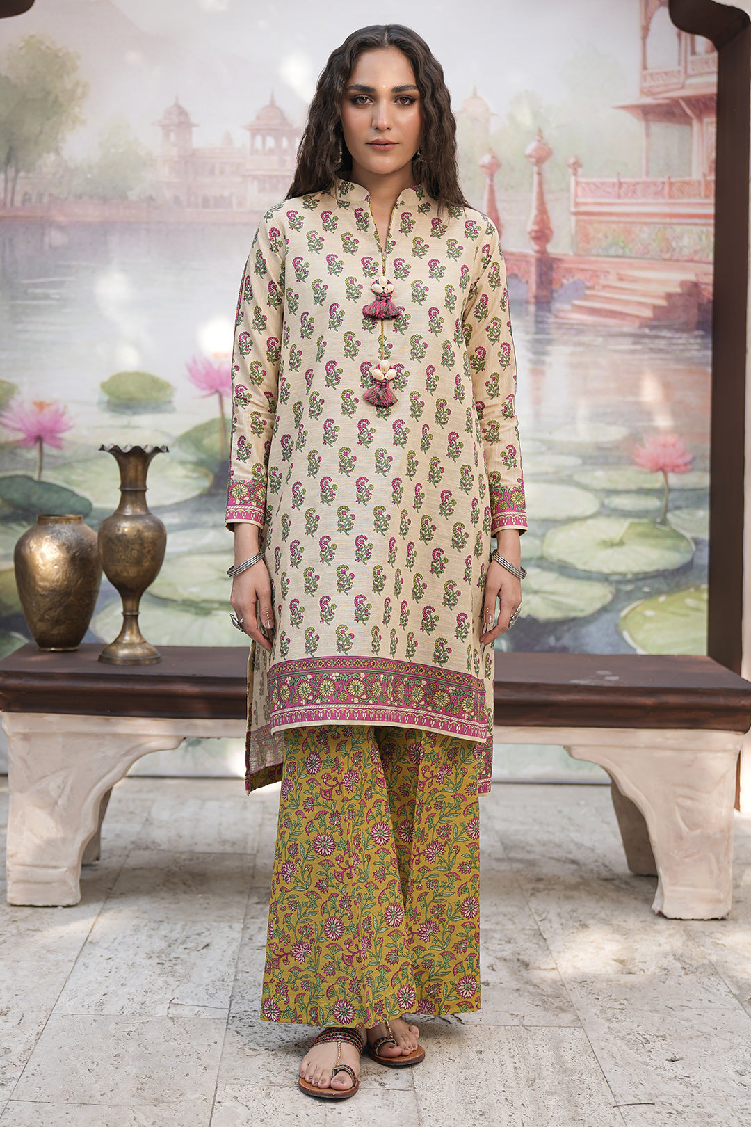 Zellbury | Unstitched 2 Piece Khaddar | Shirt Shalwar - 0338 - by - Libasekhas UK - Registered Vendor of : Zellbury Women - 100% Original Designer Dresss