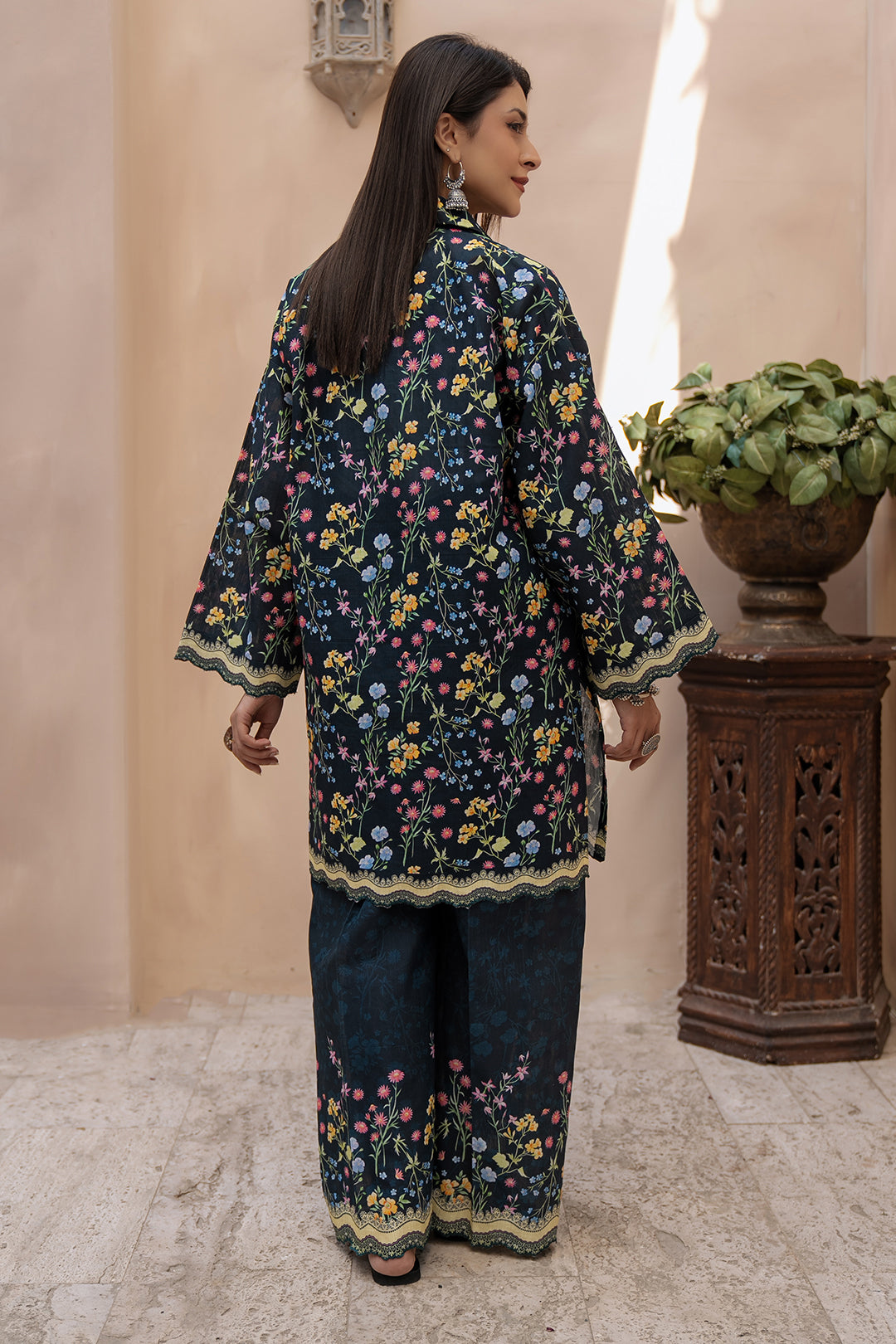 Zellbury | Unstitched 2 Piece Khaddar | Shirt Shalwar - 0341 - by - Libasekhas UK - Registered Vendor of : Zellbury Women - 100% Original Designer Dresss
