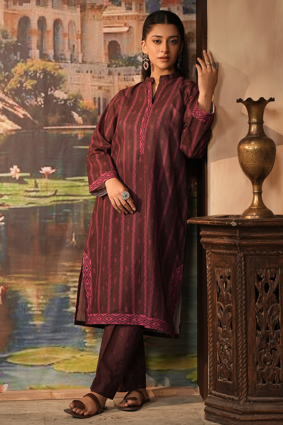 Zellbury | Unstitched 2 Piece Khaddar | Shirt Shalwar - 0343 - by - Libasekhas UK - Registered Vendor of : Zellbury Women - 100% Original Designer Dresss