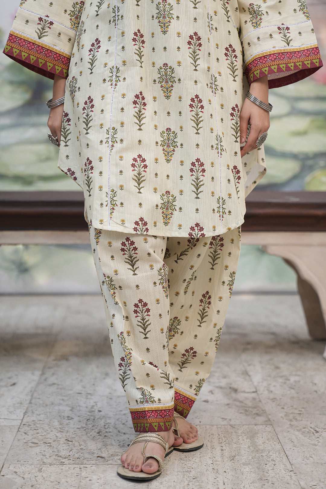 Zellbury | Unstitched 2 Piece Khaddar | Shirt Shalwar - 0346 - by - Libasekhas UK - Registered Vendor of : Zellbury Women - 100% Original Designer Dresss