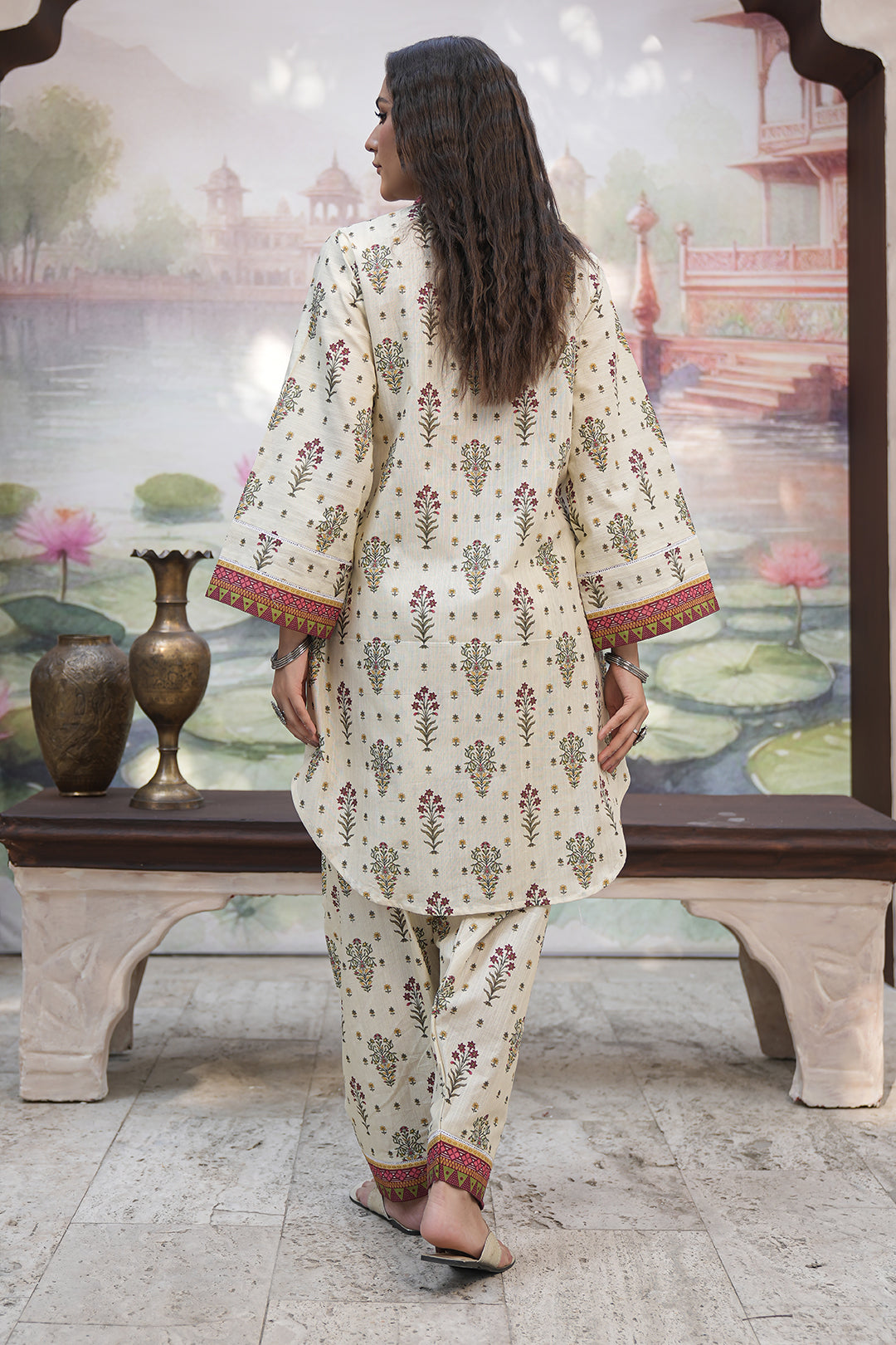 Zellbury | Unstitched 2 Piece Khaddar | Shirt Shalwar - 0346 - by - Libasekhas UK - Registered Vendor of : Zellbury Women - 100% Original Designer Dresss