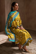 Zellbury | Unstitched 2 Piece Khaddar | Shirt Dupatta - 0423 - by - Libasekhas UK - Registered Vendor of : Zellbury Women - 100% Original Designer Dresss