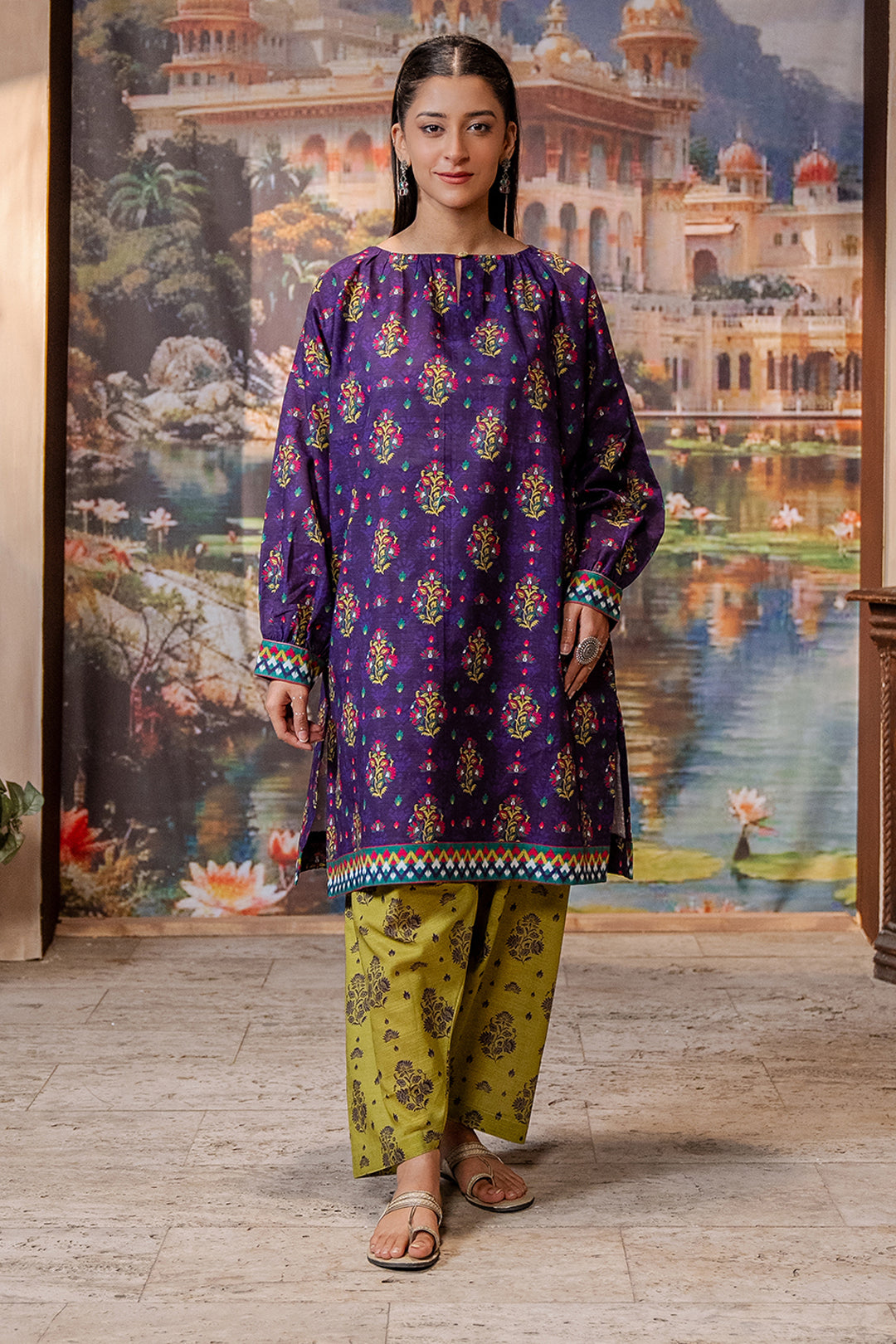 Zellbury | Unstitched 2 Piece Khaddar | Shirt Shalwar - 0429 - by - Libasekhas UK - Registered Vendor of : Zellbury Women - 100% Original Designer Dresss
