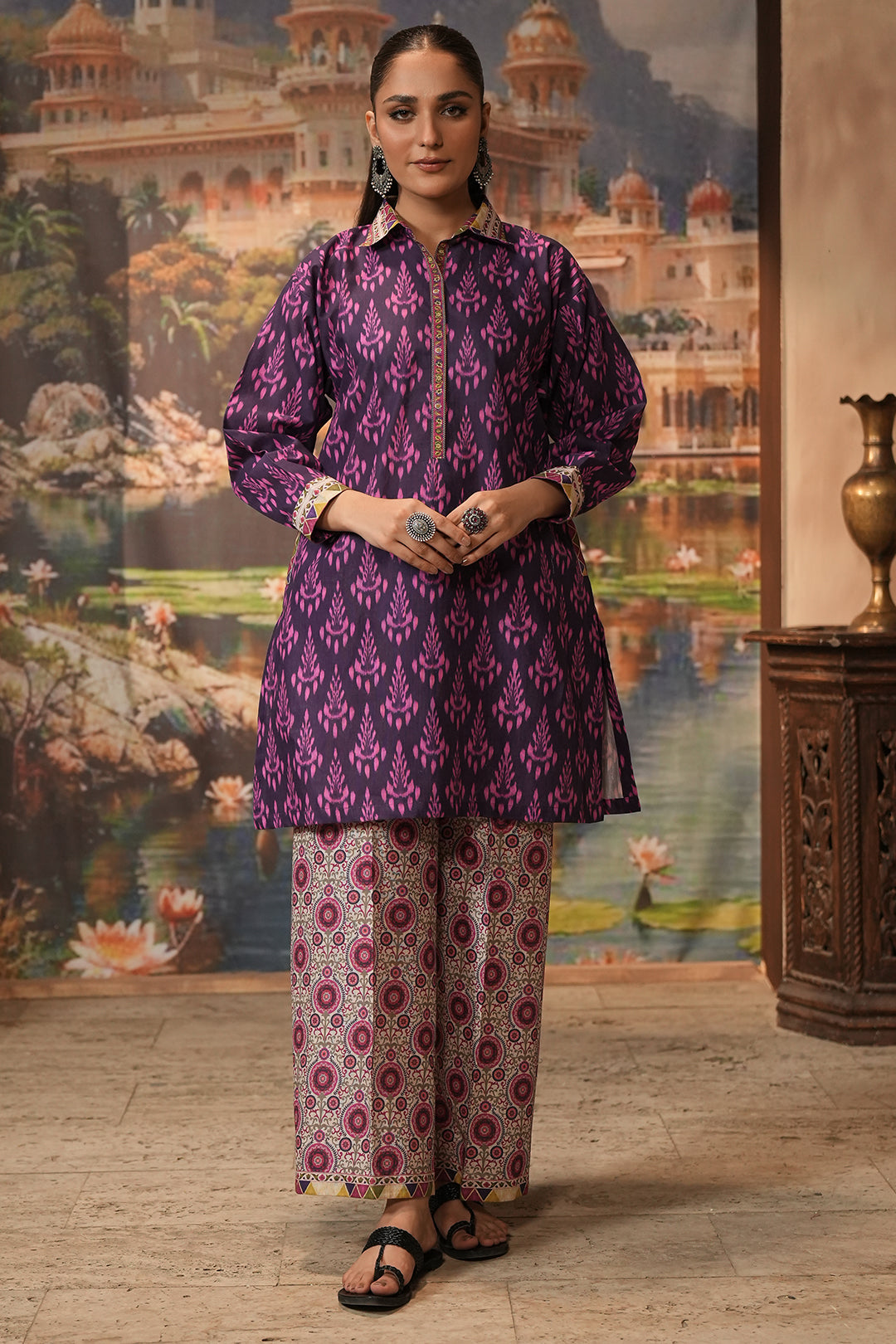 Zellbury | Unstitched 2 Piece Khaddar | Shirt Shalwar - 0431 - by - Libasekhas UK - Registered Vendor of : Zellbury Women - 100% Original Designer Dresss