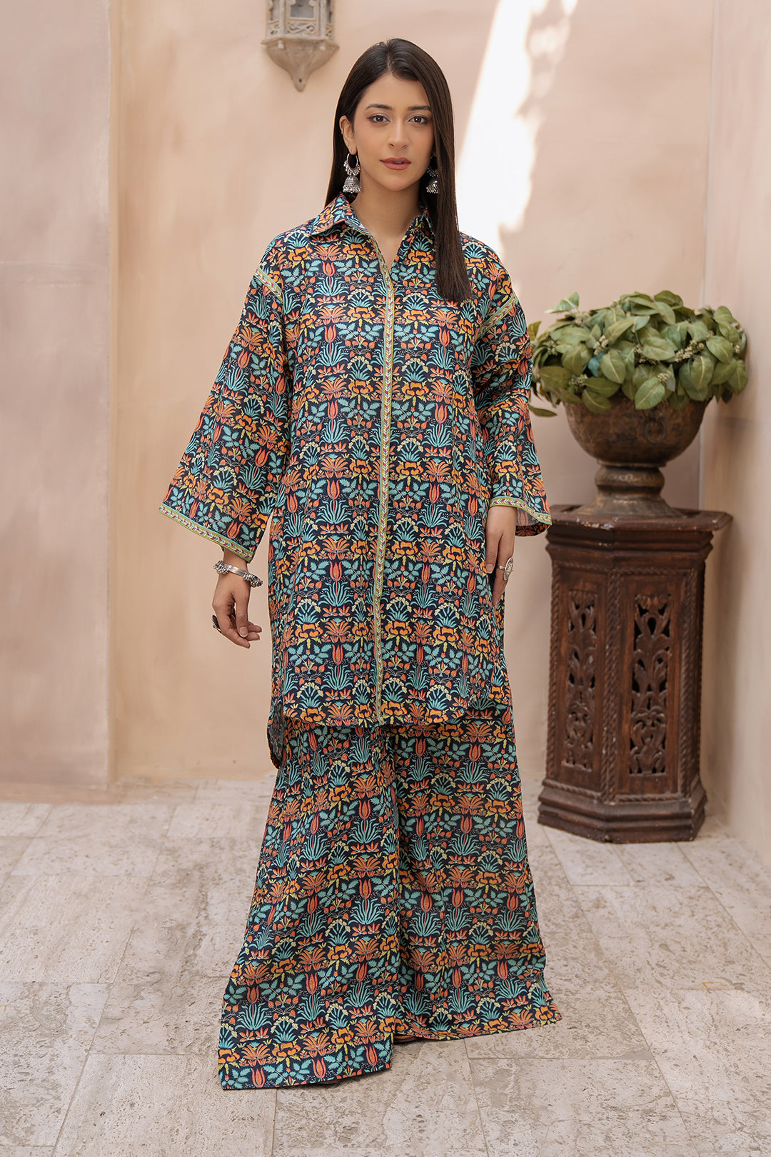 Zellbury | Unstitched 2 Piece Khaddar | Shirt Shalwar - 0433 - by - Libasekhas UK - Registered Vendor of : Zellbury Women - 100% Original Designer Dresss